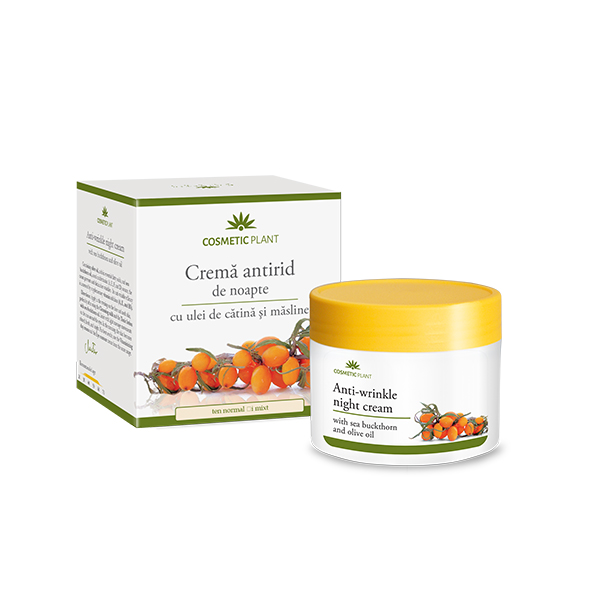 Crema antirid de noapte (cu ulei catina) Cosmetic Plant – 50 ml COSMETIC PLANT Cosmetice & Uleiuri Cosmetice